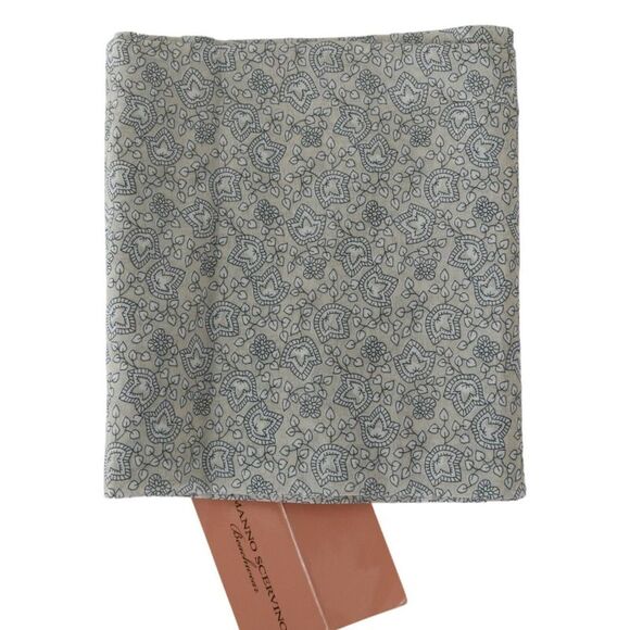 Ermanno Scervino Silk Scarf Floral Print Women Beige Belts